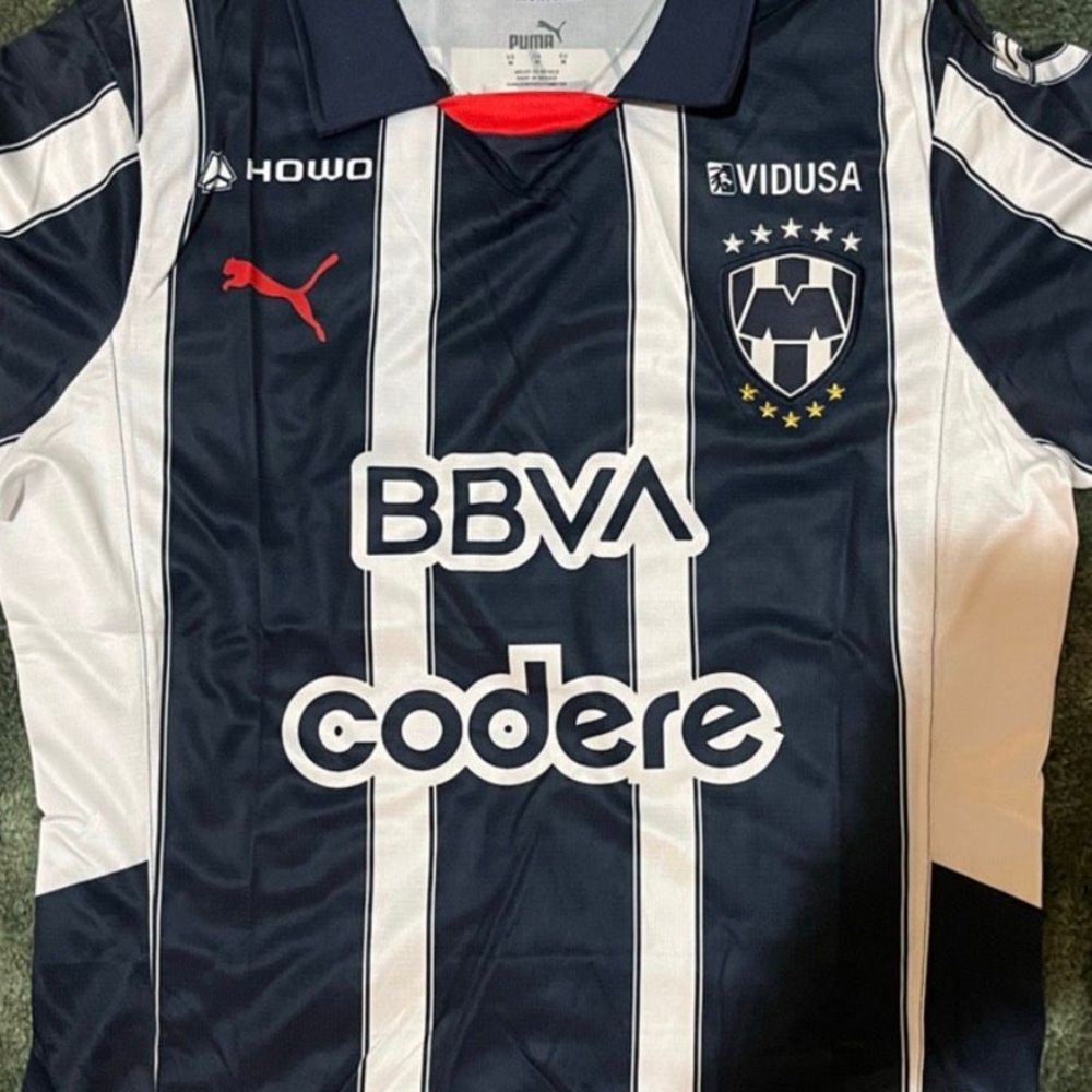 Puma Blue and White Soccer Jersey